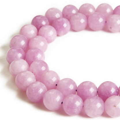 100pcs 6mm Kunzite Beads Natural Gemstone Beads Round Loose Beads for Jewelry Making
