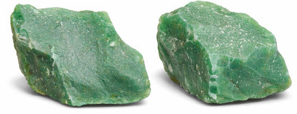 Healing Crystal Stones, 1.25-2.0" Large Reiki Healing Gemstones Natural Tumbled Polished Stones for Energy Witchcraft Therapy Meditation Pack 2 (Green Jade)