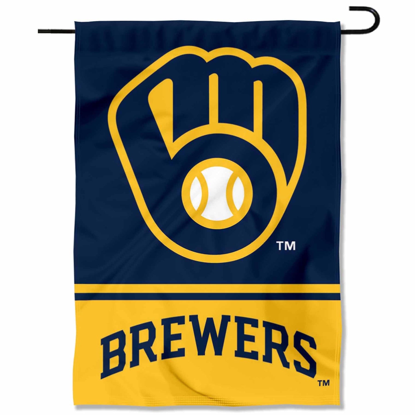 Milwaukee Brewers Double Sided Garden Flag