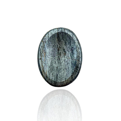 GEMSCITE Hematite Thumb Worry Stones Metaphysical Gemstone Crystal Healing Reiki Men Women Gift FENG Shui Positive Energy Love Wellness Palm Stones Wicca Powerful