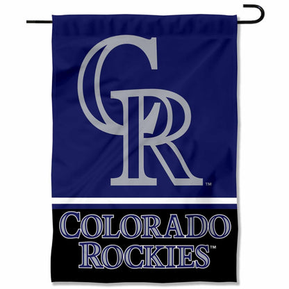 Colorado Rockies Double Sided Garden Flag