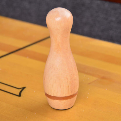 GAMESUN Deluxe Shuffleboard Bowling Pin Set,10 PCS Bowling Pin Without Ball for Shuffleboard Table