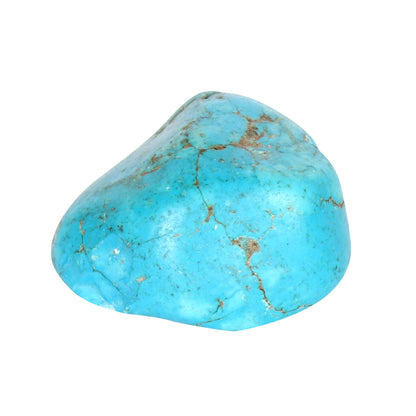 REAL-GEMS Gemstones For Jewelry Making 17.00 Carat Natural Arizona Blue Turquoise Crystals Stones for Jewelry Making