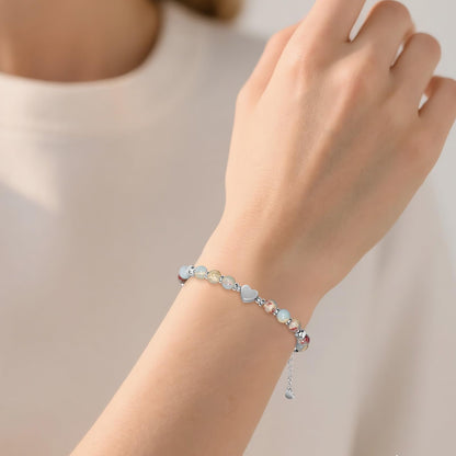 Freeunfet Teacher Appreciation Gifts Beaded Bracelets for Women Natural Stone Bracelets Jewelry Stress Relief Gifts For Women Graduation