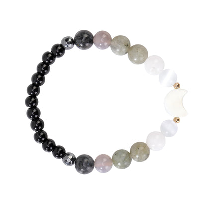 MQV Moon Phase Ultimate Women Protection Lunar Energy Bracelet Cleanse Healing Inner Peace Energy and Balance inspired Jewelry Gift (style1)