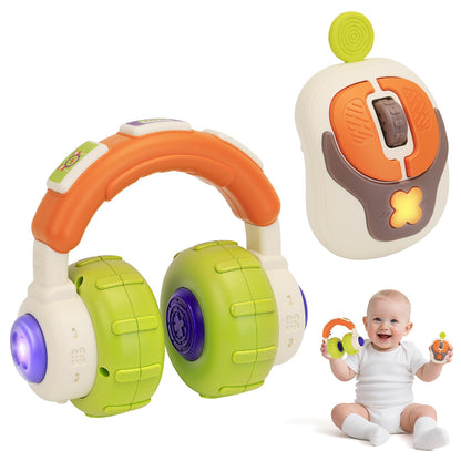 MPQMPQ Musical Toys for Babies 0-6 Months - 1 2 Year Old Toddlers Boy Girl Gifts with Light & Music Toys for 1 + Year Old, 1st Learning Educational Motor Skills Sensory Toy