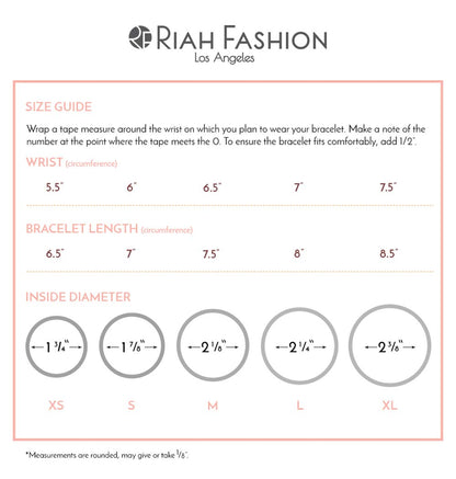 RIAH FASHION Multi Color Stretch Beaded Stackable Bracelets - Layering Bead Strand Statement Wrap Bangles (Original - Turquoise, 7.0 Inches)