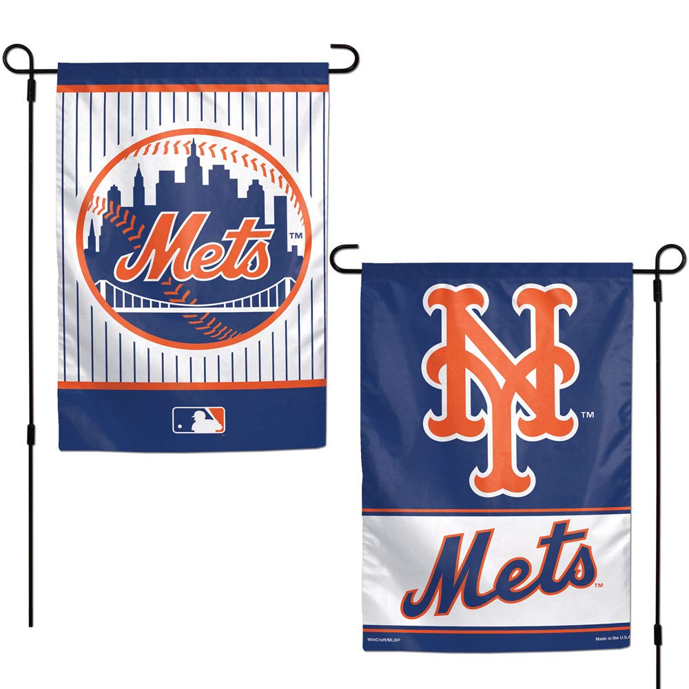 MLB New York Mets 12x18 Garden Style 2 Sided Flag, One Size, Team Color