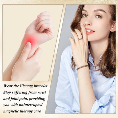Vicmag Copper Bracelet for Women Magnetic Bracelets 99.9% Pure Copper Jewelry Present with Adjustment Tool