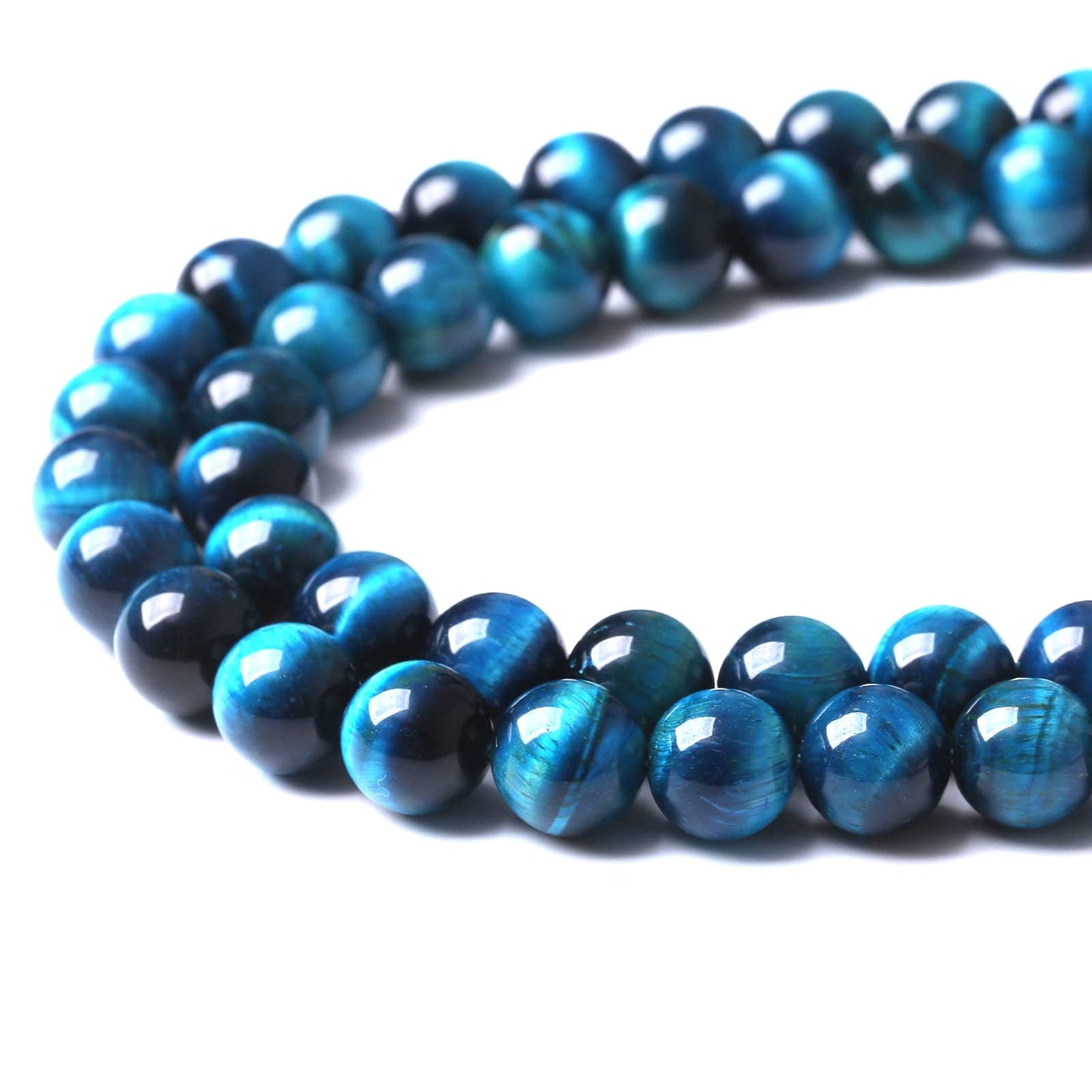 36PCS 10MM AAA Blue Tiger Eye Stone Beads Natural Gemstone Bead Crystal Healing Energy Jewelry Making DIY 15 inches