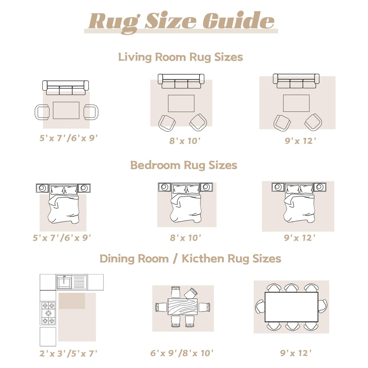 VECARF Area Rug 8x10 Washable Rug, Vintage Boho Medallion Rugs Non-Slip Soft Low Pile Large Distressed Rug Indoor Retro Carpet for Living Room Bedroom Dining Room Home Office (Beige, 8'x10')
