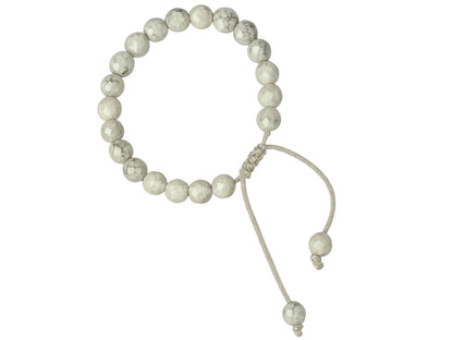 Amazing Gemstone Howlite Bracelet for Women - Chakra Mens Bracelet Protection Crystals and Healing Stones - Blessing Spiritual Meditation Gift Christmas Stocking Stuffers