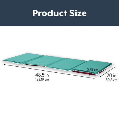 Children's Factory Toddler Nap Mats, Hand-Washable Soft Nap Mat with Pillow for Preschool and Daycare, Red and Green, Set of 10