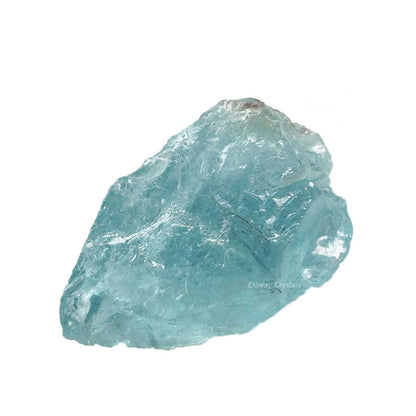 Aquamarine Raw Crystals, Large 1.25-2.0" Healing Crystals Natural Rough Stones Crystal for Tumbling, Cabbing, Fountain Rocks, Decoration, Polishing, Wire Wrapping, Wicca & Reiki