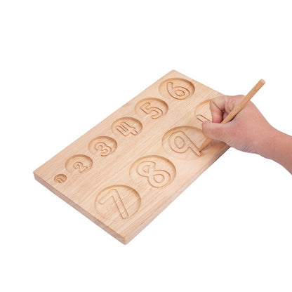 Adena Montessori Wooden Peg Balls Double-Sided Rainbow Beads Game Counting Matching Game Bead Counting Fine Motor Skill Montessori Toys Early Montessori Sorting Toys