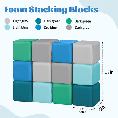 TODIBY 16-Pieces Climbing and Building Toys for Toddlers