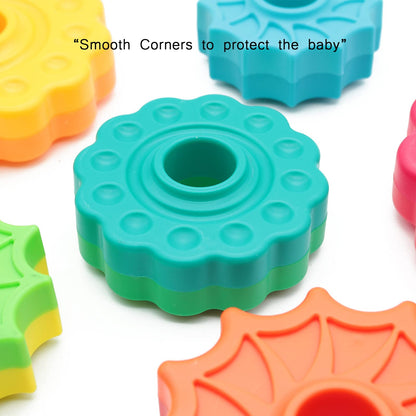 LBAIBB (1 PCS Spinning Stacking Toys,Spin Toy ABS Plastic and Color Rainbow Design,Focus on Children Educational and Interactive Learning's Stack Toys, Suitable for Gifts for Boys and Girls