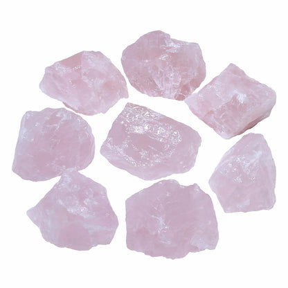 Nvzi Raw Rose Quartz Crystals Bulk, Real Gemstones and Crystals, Rocks and Minerals, Healing Crystals, Quartz Crystals and Healing Stones, Cuarzos Originales De Energia Y Piedras(1LB)