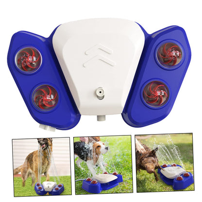 HOMOBABE Pet Automatic Water Dispenser Shower Spray Toy Versatile Water Spray Fun for Dogs Interactive Plaything for Bathing and Outdoor Activities