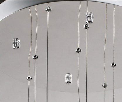VOKJIAIN 30x150cm Duplex Creative Ceiling Light 6 Lights Bubble Balls Restaurant Long Chandelier Modern Minimalist Chandelier for Living Room Nordic Art Personality Pen