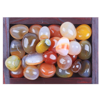 Natural Crystal and Healing Stones Set 16 Pc Agate Stones Rock Gemstones Witches Reiki Energy Balancing Meditation Divination Home Decor DIY