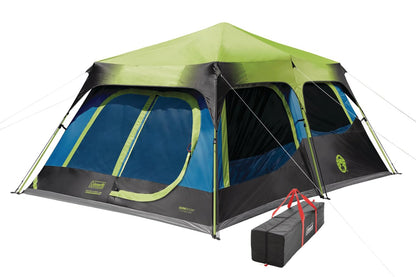 Coleman 4/6/8/10 Person Instant Camping Tent with 1-Minute Setup, Large Family Tent with Pre-Attached Poles, Air Vent, & Carry Bag, Sets Up in About 60 Seconds