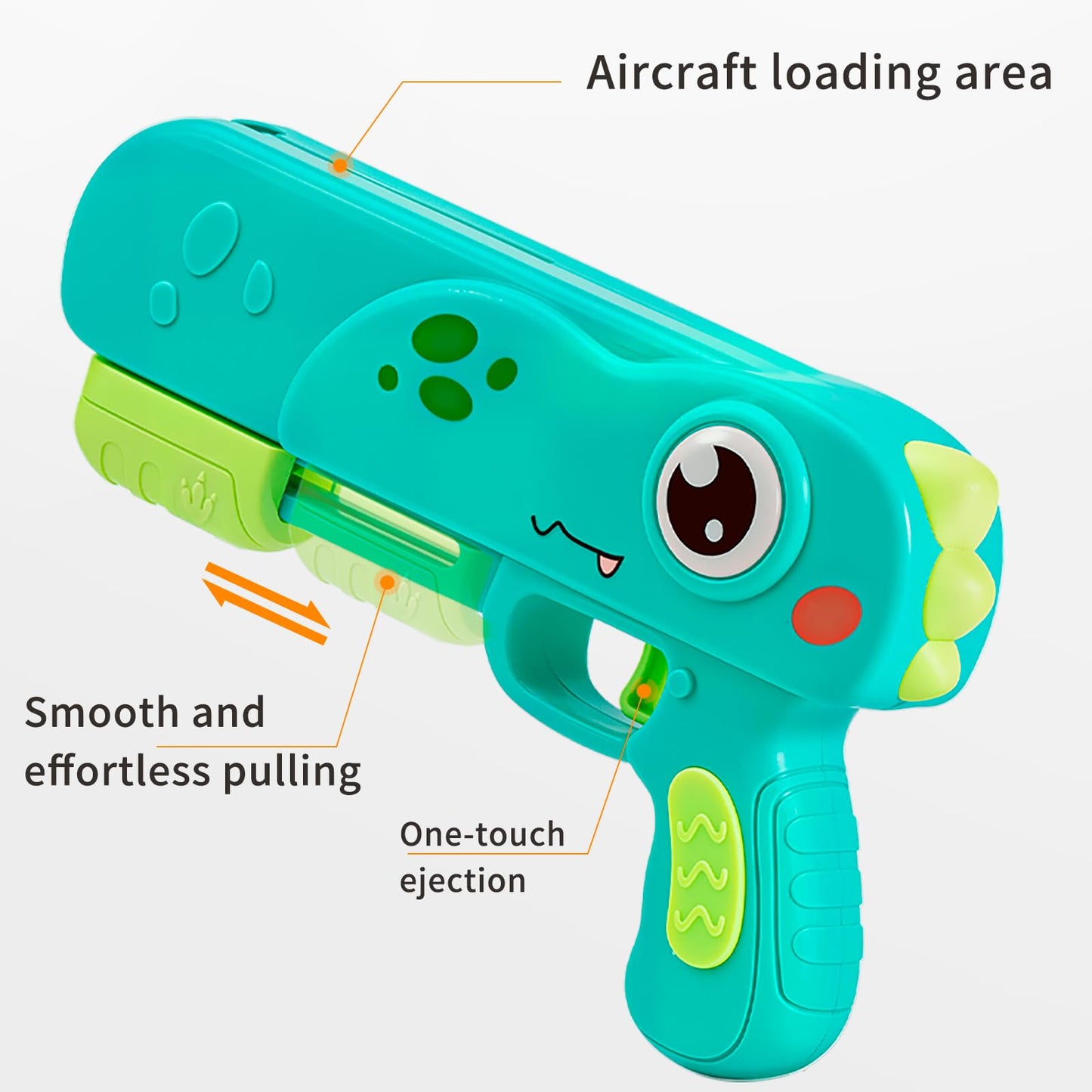 3 Airplane Launcher Toys, 13.2 inch LED Foam Glider Airplane Toys, Suitable for Boys Outdoor Flying Toys, 2 Flight Modes, Birthday Gifts 4 5 6 7 8 9 10 11 12 Year Old Boys and Girls