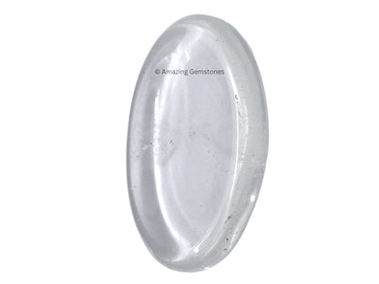 Amazing Gemstone Clear Quartz Crystal Worry Stone Crystals and Healing Stones - Worry Stones for Stress Relief Gift - Piedra Crystal Fidget for Meditation - Unique Stocking Stuffers and Birthday Gift