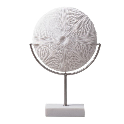 HAUCOZE Modern Sculpture Decor Abstract Figurine Statue Screen Art Home Gift for Living Room Bookshelf Polyresin 13.0 Inch