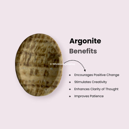 GEMSCITE Aragonite Thumb Worry Stones Metaphysical Gemstone Crystal Healing Reiki Men Women Gift FENG Shui Positive Energy Love Wellness Palm Stones Wicca Powerful
