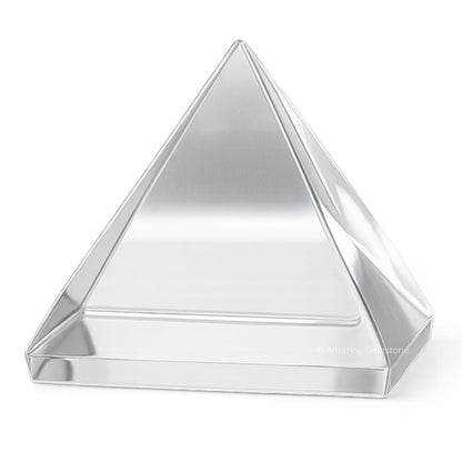 Amazing Gemstone Premium Clear Quartz Pyramid Crystal Healing Stones - 1" Great Pyramid Figurine of Natural Stone Pyramid for Meditation, Reiki, Chakra Balancing and Crystal Pyramids Grid