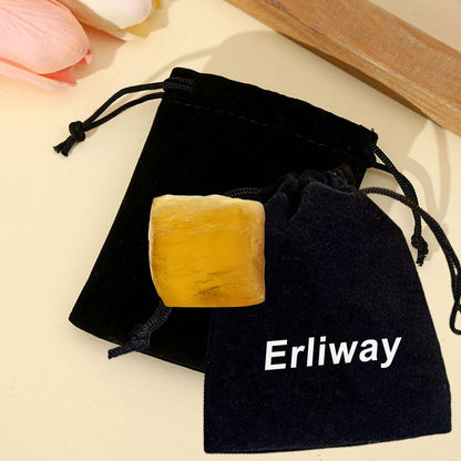 Erliway 1.25-2" Yellow Fluorite Raw Crystals, Natural Rough Yellow Fluorite Stone, Healing Raw Stones for Fountain Rock, Home Decor Meditation Energy Balancing Wire Wrapping Wicca & Reiki