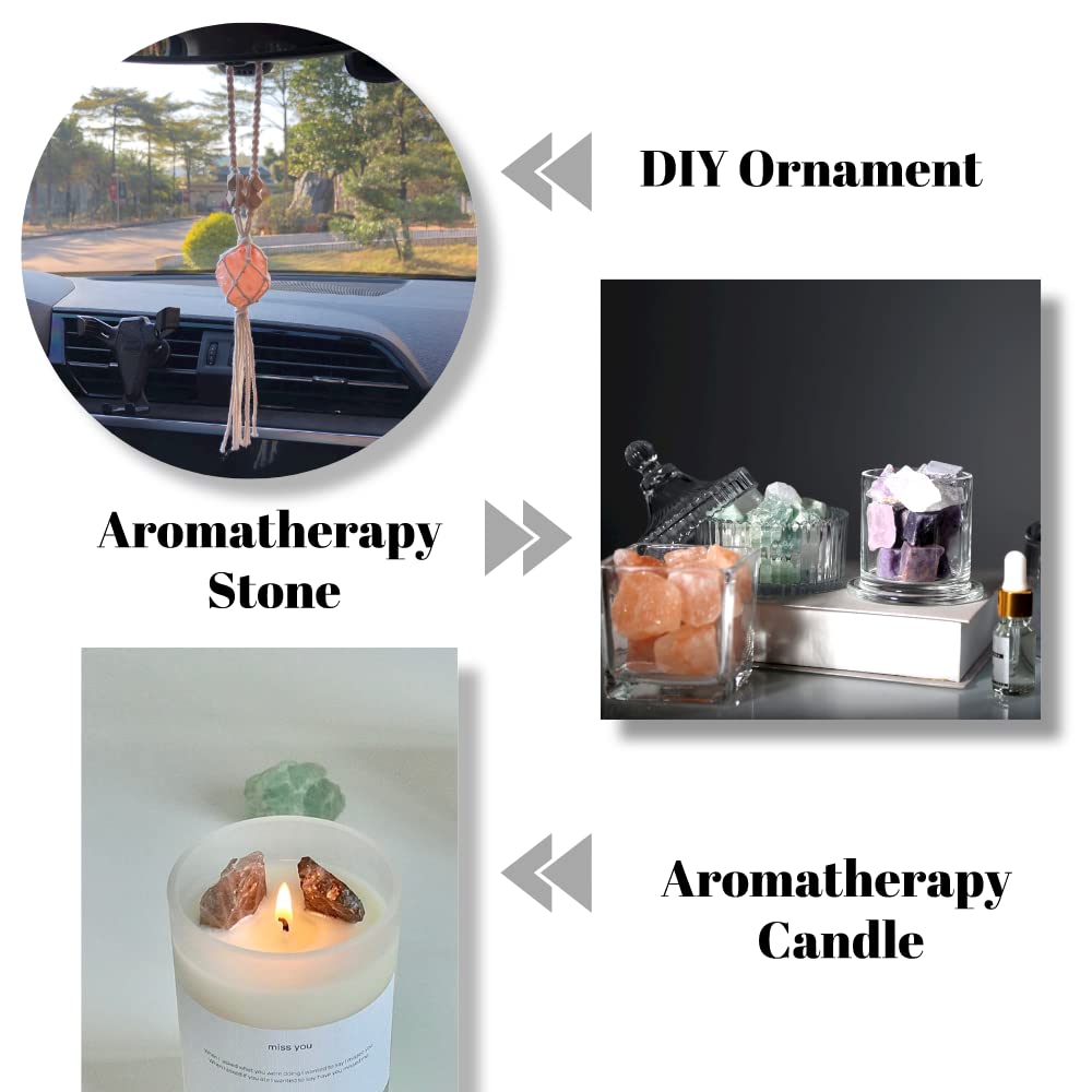 2PCS Natural Raw Stone Healing Crystals Bulk Healing Gemstones for Reiki Tumbling Fountain Rocks Meditation Garden Home Decor (Rose Quartz)
