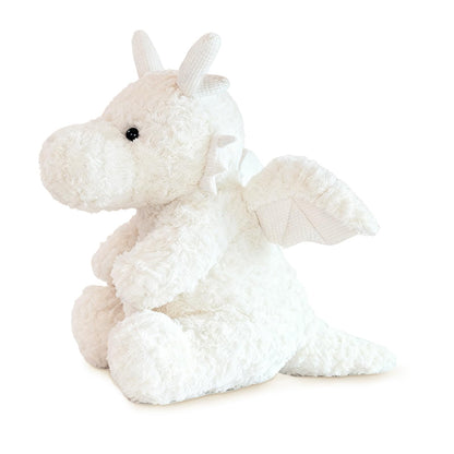 SUSULF Little Flying Dragon - Cute Stuffed Animal Plush Toy - Adorable Soft Dragons Toy Plushies and Gifts - Perfect Present for Kids (White,7.87in/20cm)