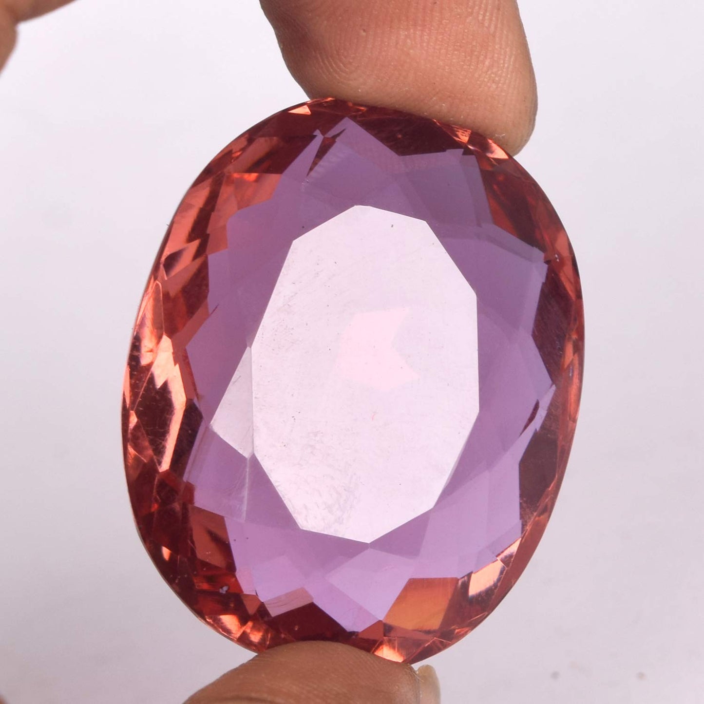 GEMHUB Loose Gemstone Beads for Bracelets 91.50 CT. Brazilian Alexandrite Oval Shape Translucent Color Changing Stones for Jewelry Making