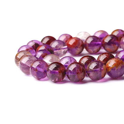 4MM 86PCS Natural Gemstone Purple Ghost Crystal Stone Beads for Jewelry Making DIY Bracelet