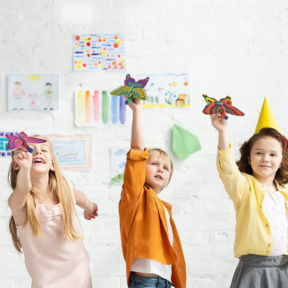 ArtCreativity Foam Butterfly Gliders for Kids, Set of 12, Kids’ Flying Toys in Assorted Designs, Outdoor Toys for Boys and Girls, Princess Party Favors, Goody Bag Fillers, Classroom Teacher Rewards