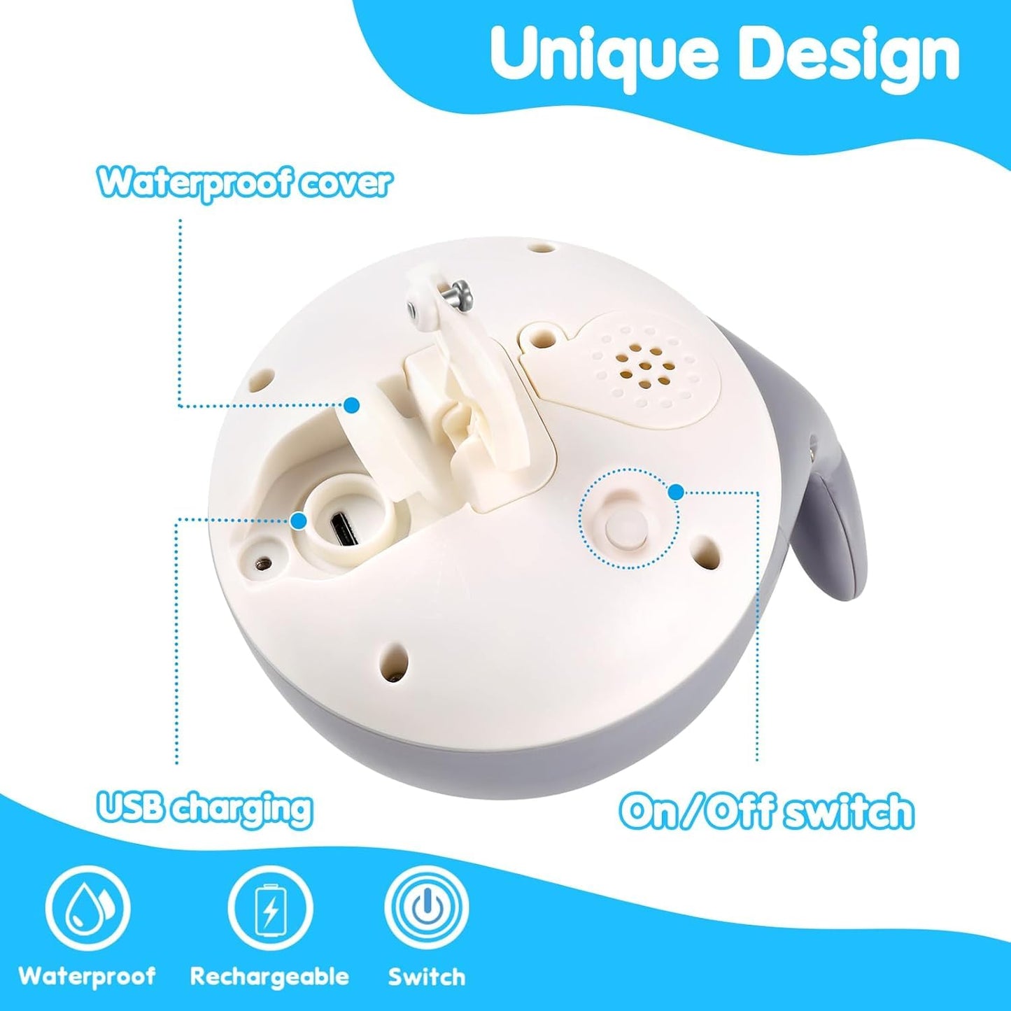 ANGGIKO Baby Girl Bath Toys, Pool Water Table Toy for Babies 1 Year Old Girl Gift, Toddler Bath Toys for Kids Ages 1-3 Light Up Whale Bath Toy Sprinkler Summer Bathtub Fountain Baby Toy 6-12-18 Months