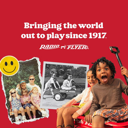 Radio Flyer 4-in-1 Pedal & Push Stroll 'N Trike, Ages 1-5, Toddler Tricycle & Stroller, High-Density Foam Tires, Parent Push Handle, UV Canopy, Removable Tray, Headrest & Seatbelt, Stroller Tricycle