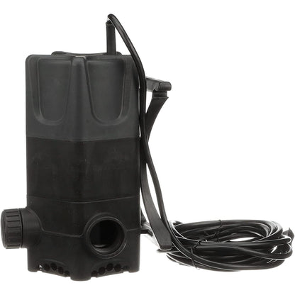 Little Giant WGP-80-PW 115 Volt, 3500 GPH Dual Discharge Direct Drive Submersible Waterfall and Pond Pump, Black, 566417