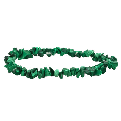 Amazing Gemstone Chips Bracelet (Malachite)
