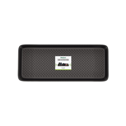 Matace 1 Pack Rubber Large Boot Tray for Entryway,Long Shoe Tray,Slim Boot Mat for Indoor and Outdoor Use, 16x40 in (Pack of 1)