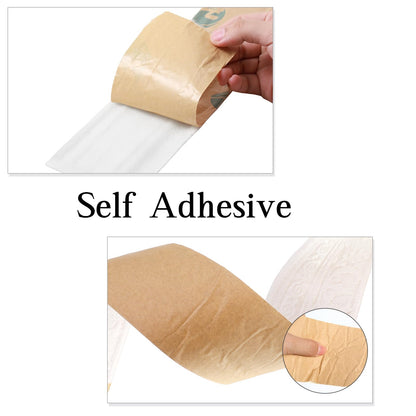 TaoBary 90 x 3 Inch Self Adhesive Flexible Foam Molding Trim Wallpaper Border 3D Sticky Decorative Wall Lines Peel and Stick Wall Baseboard Trim for Home Hotel DIY Decor(5 Roll,White)