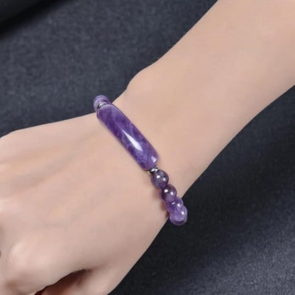 Embtrem Healing Stone Bracelets Amethyst Bracelet Chakra Bracelets Gift for Women Jeweler Gifts