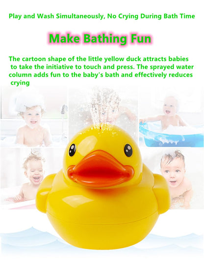 Bath Toys , Duck Spray Water Bath Toy, Rechargeable Bath Toys Sprinkler Bathtub Shower Toys for Toddlers Kids Boys Girls Fun Gift , Pool Toy for Baby