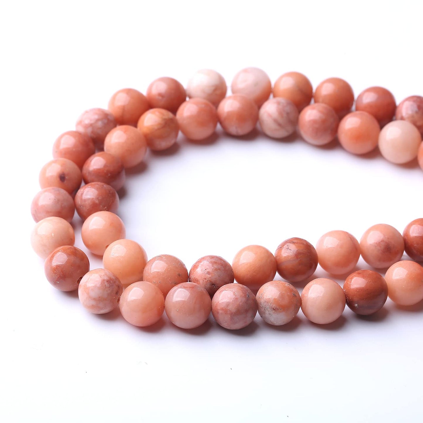 36PCS 10MM Natural Pink Aventurine Stone Beads Energy Healing Beads for DIY Jewelry Bracelet Necklace Making for Jewelry Making15Inch