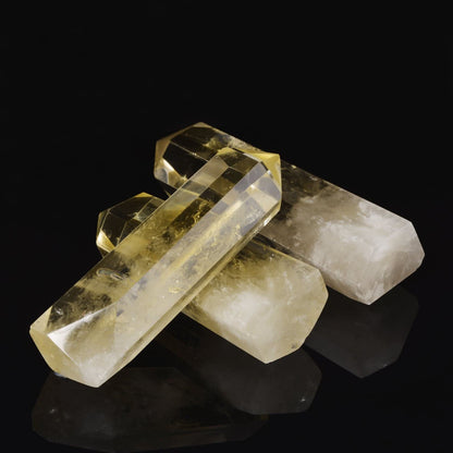 Large Citrine Crystal Tower Healing Crystal Wand For Spiritual Use Hexagonal Point Reiki Chakra Gemstone Home Office Decor