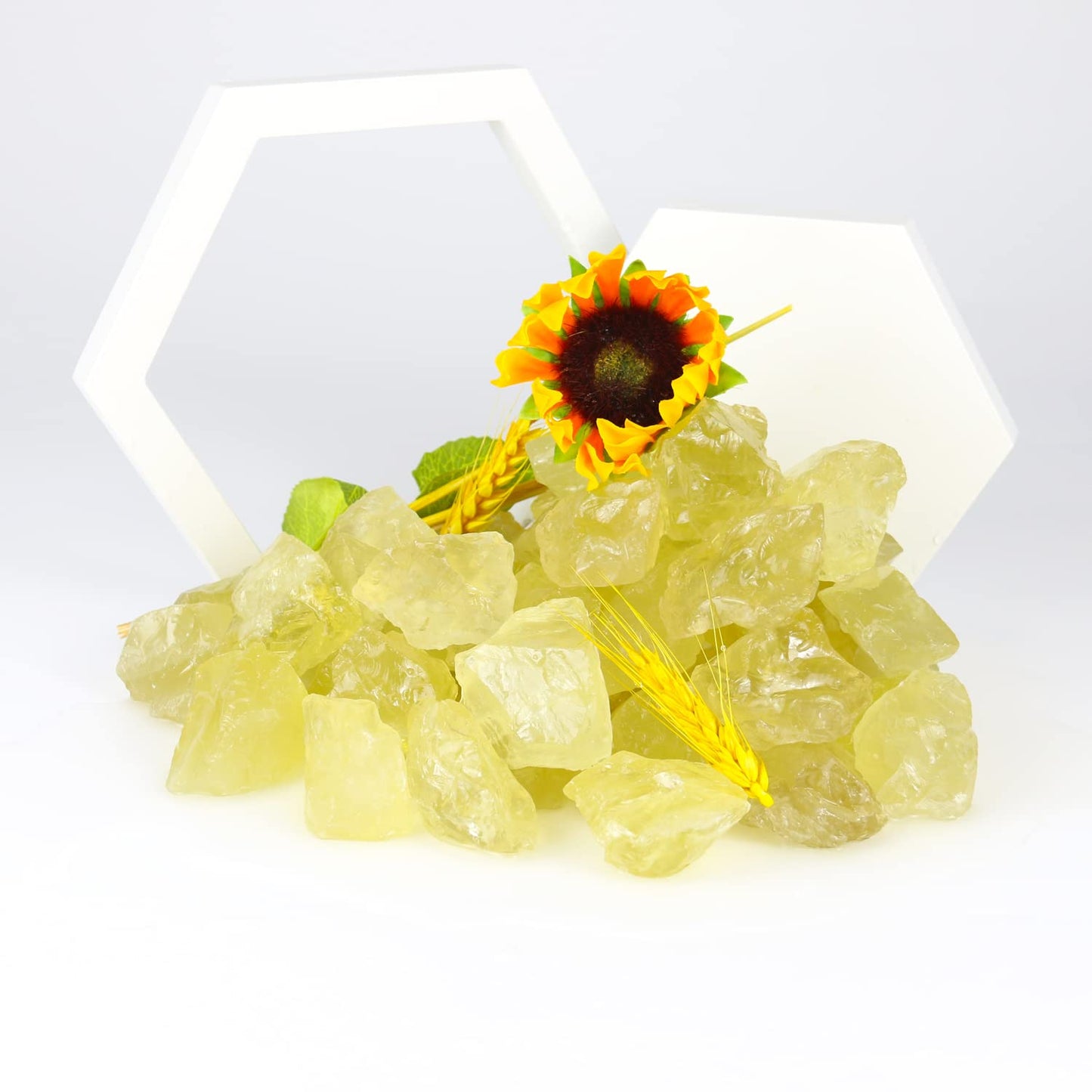 Nvzi Citrine Crystals, Bulk Crystals, Crystals and Healing Stones, Rocks for Tumbling, Amathesis Crystal, Raw Crystals Bulk, Calcite Crystal for Decoration, Wicca, Reiki, Chakra and Energy(1LB)