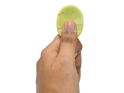 Amazing Gemstone Serpentine Worry Stone Crystals, Healing Stones
