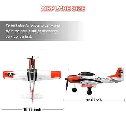 Losbenco RC Plane 4 Channel Remote Control Airplane, Ready to Fly RC Airplane with Xpilot Stabilization System and One Key Aerobatic for Beginners Adult